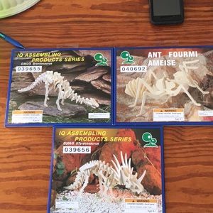 Lot of 3 wooden craft kits NIB